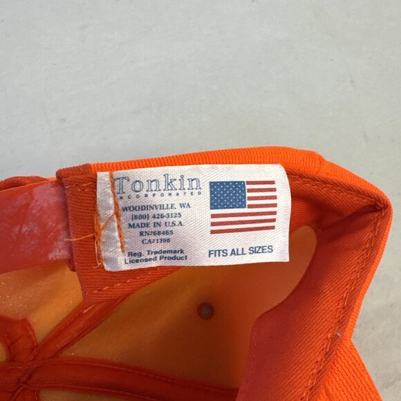 Rare Weyerhaeuser Vintage Hunters Orange Trucker SnapBack Hat Made In USA EUC - Picture 8 of 9